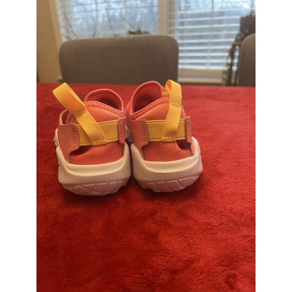 NIKE Youth Flex Runner 2-Coral Pink Girl Sneakers 1 YSlip On Shoes DJ6038-602 - Picture 3 of 8